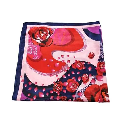 digital printing on silk scarves