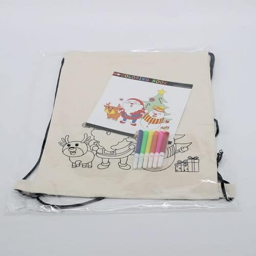 plastic drawstring bags with logo