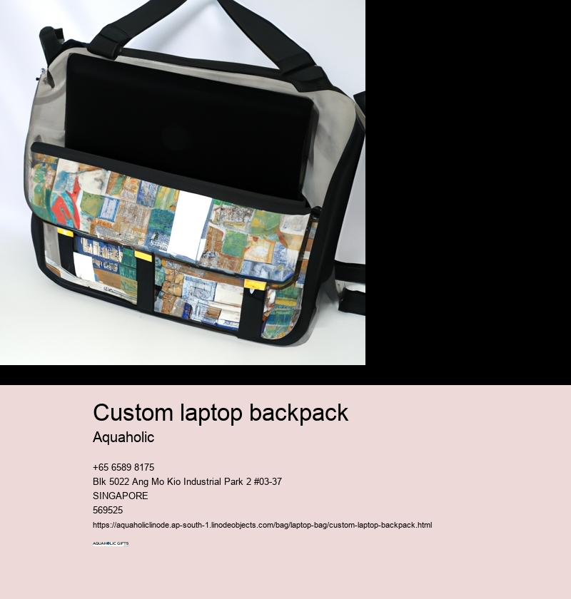 custom laptop backpack