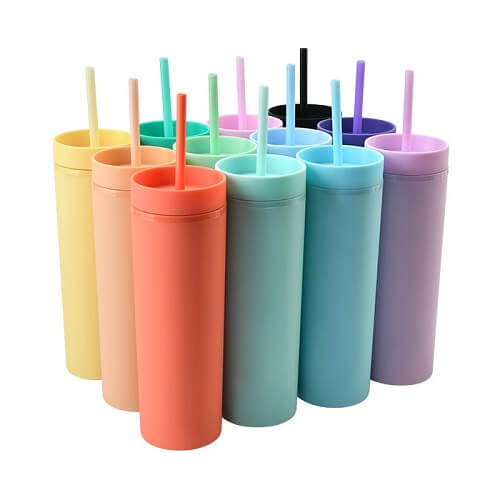 personalized tumbler with straw