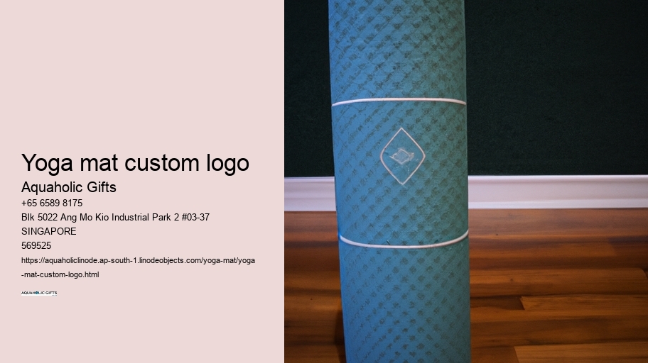 yoga mat custom logo